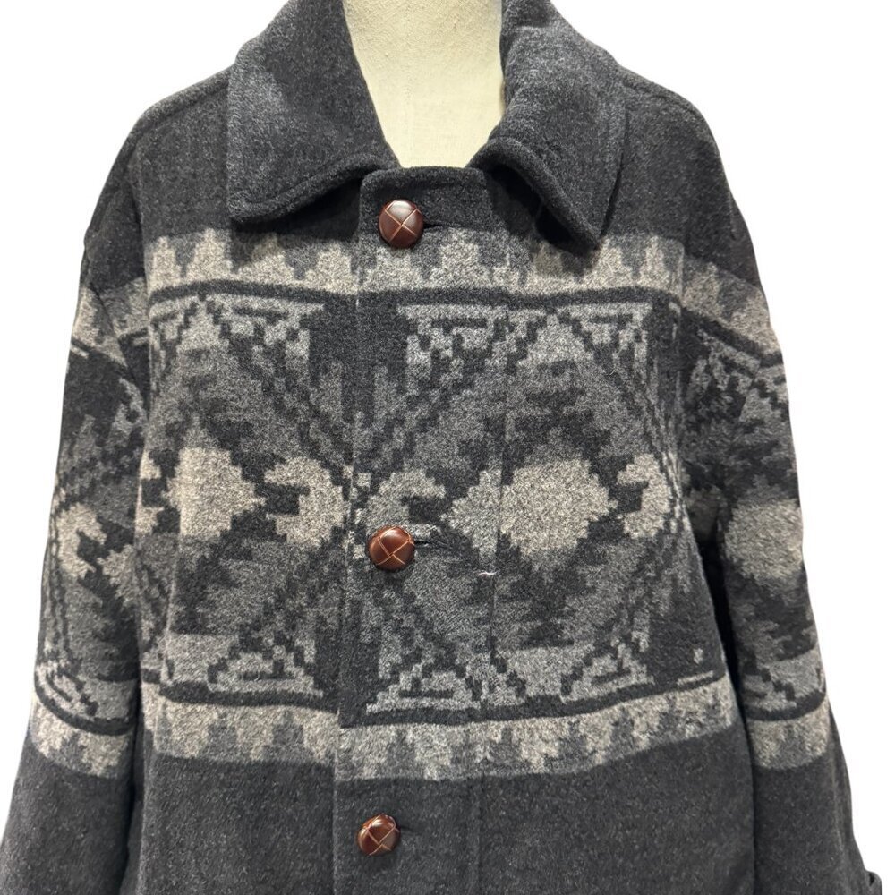 Banana Republic Cabinwear Men's Wool Peacoat – Size Large - Picture 3 of 5